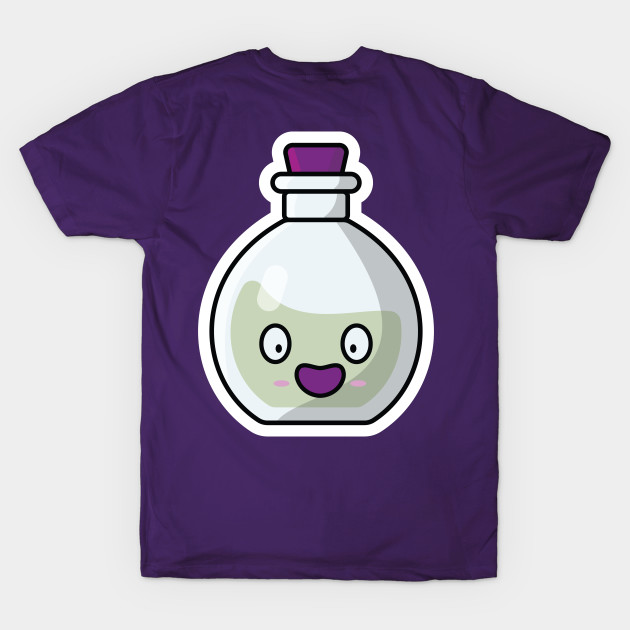 Potion Bottle with Cartoon Character by AlviStudio